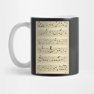 Musical Notes Pattern, perfect gift for all musicans and those who can't live without music #9 Mug